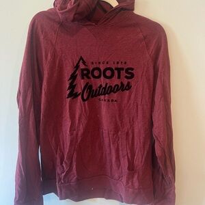Roots Men's Burgundy Hoodie